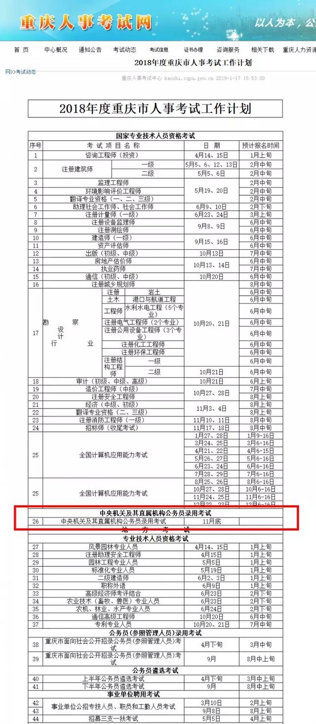 2019年公務(wù)員國考 各省公務(wù)員考試報名時間安排